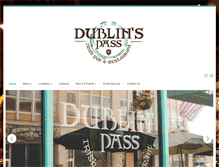 Tablet Screenshot of dublinspass.com